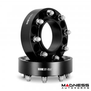 Ford Bronco Wheel Spacers - Set of 2 - 50MM - M12 - Mishimoto Borne Black Ford Bronco Wheel Spacers - Set of 2 - 50MM - M12 - Mishimoto Borne Black